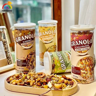 Granola Siêu Hạt RAINBOW Ngũ Cốc Giảm Cân Tiện Lợi Thơm Ngon Không Đường