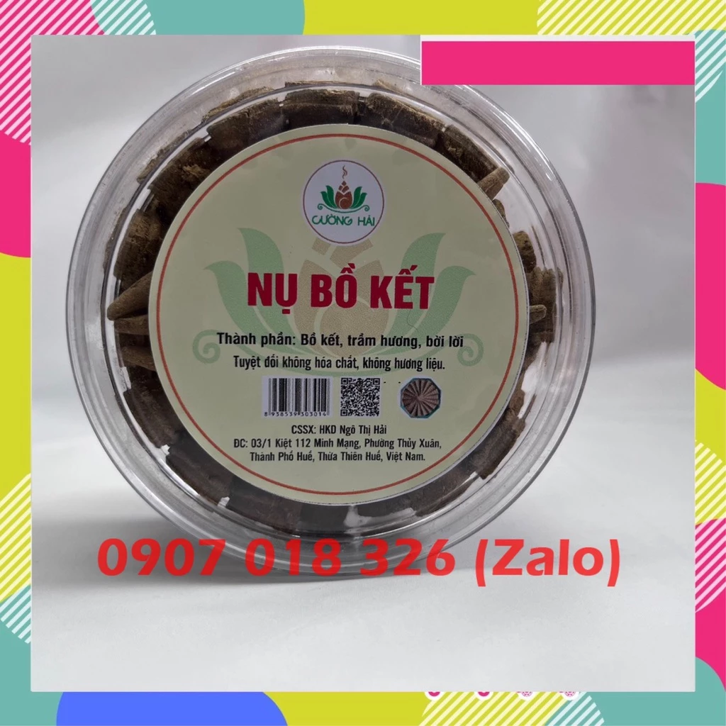 Nụ trầm có bồ kết thảo dược Cường Hải, túi 50 nụ <xông nhà- khử mùi, quatangsuutam.vn>