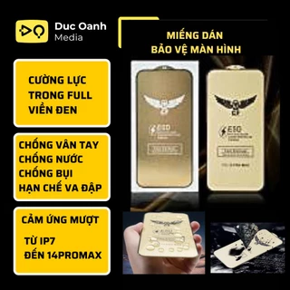 Miếng dán màn hình kính cường lực full cho điện thoại iphone 7plus/8plus/xsmax/11/12/13promax