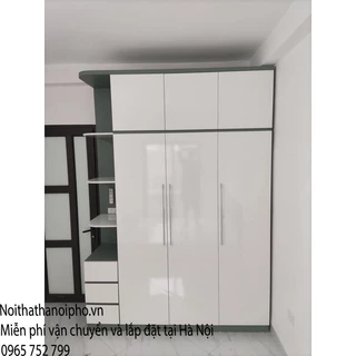 Tủ quần áo gỗ công nghiệp MDF phủ melamin