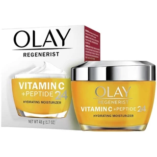 [Hàng Mỹ] Kem dưỡng ẩm làm sáng và trẻ hóa da Olay Regenerist Vitamin C+ Peptide 24 Hydrating Moisturizer