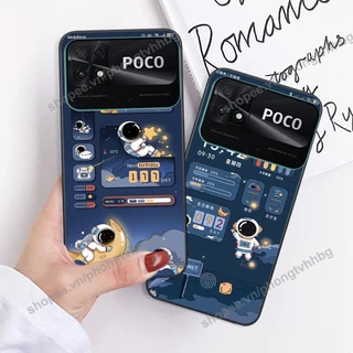 Ốp lưng Xiaomi Poco C40 phi hành gia hoạt hình 3D cute giá rẻ