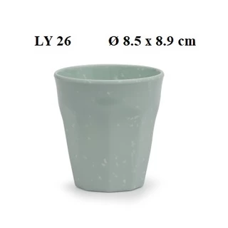 Bộ 2 Ly uống nước nhựa Melamine vân đá ngọc LY26