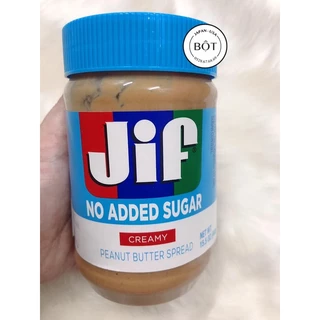 BƠ ĐẬU PHỘNG KHÔNG ĐƯỜNG JIF NO ADDED SUGAR 440G CG - 11395