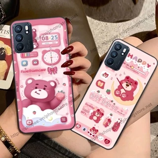 Ốp lưng Oppo Reno6 / Reno6 Z 5G / Reno 6 gấu trắng hoạt hình 3d cute, giá rẻ