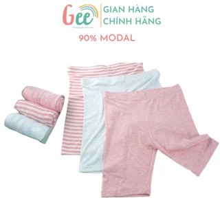 Quần Legging Đùi Bé Gái Gee, Quần Ngố Ôm Cho Bé Vải Sợi Sồi Dễ Thương, Mềm Mịn, Co Giãn, Thấm Hút