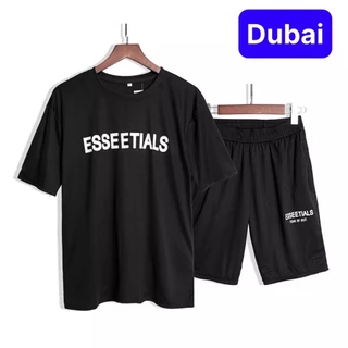 ĐỒ BỘ THỂ THAO ESSENTIAL SIÊU MỚI HOT, ĐỒ BỘ NAM, SET ĐỒ BỘ CHẤT VẢI THOÁNG MÁT SIÊU VIP PRO - DUBAI FASHION