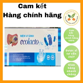 Men vi sinh Ecolacto ống, bổ sung lợi khuẩn cho hệ tiêu hoá hộp 4 vỉ x 5 ống