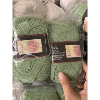 len milk cotton 125gr (mã màu từ 51 - 103)