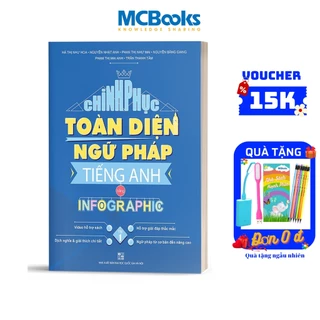 [Mã BMLT30 giảm đến 30K đơn 299K] Sách - Chinh phục toàn diện Ngữ pháp tiếng Anh bằng Infographic - Tập 1