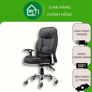 [Hoả Tốc] Ghế giám đốc làm việc văn phòng ngã sâu 160 độ xoay tròn 360 lưng da cao cấp Trường Mai Sài Gòn