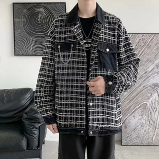 Áo Khoác Tay Dài Kẻ Sọc Caro Phong Cách Hàn Quốc Mới Cho Nam simple fashion áo nam đẹp áo nam form rộng unisex áo sơmi nam hoạ tiết bigsize áo sơ mi nam dài tay Sọc