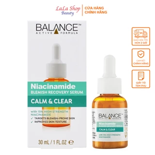 Tinh Chất Ngừa Mụn Mờ Thâm Balance Active Formula Niacinamide Blemish Recovery Serum 30ml