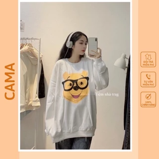 Áo nỉ sweater in hình gấu siêu cute phong cách hàn quốc CAMASTORE M462