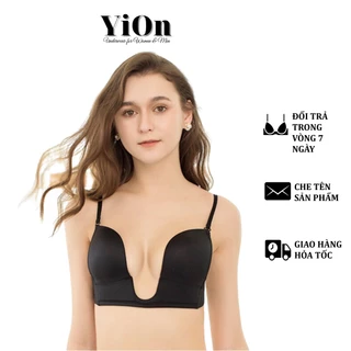 Áo Lót Su Nữ Hình Chữ U Chuyên Dụng Mặc Đầm Khoét Sâu Hở Lưng Yion Underwear AU01