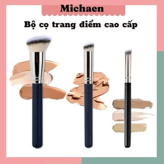 Bộ cọ trang điểm đầu tròn siêu mềm mịn Cọ tán kem nền Che khuyết điểm Cọ son môi Michaen