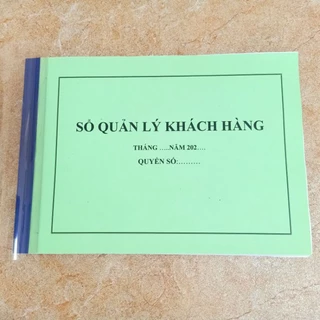 Sổ Danh Sách Khách hàng SPA