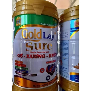 Sữa khớp Goldlay Sure Cơ Xương Khớp 900g giúp xương khớp chắc khỏe, giảm đau nhức khớp