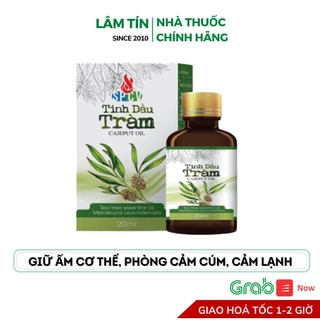 ✅(Chính Hãng) Tinh Dầu tràm nguyên chất CAJEPUT OIL, 25ml 50ml dịu vết mẩn ngứa cho trẻ sơ sinh