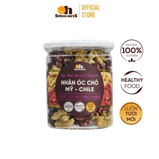 Nhân Óc Chó Mỹ Chile Smile Nuts giàu dinh dưỡng, tốt cho sức khỏe hộp 200g