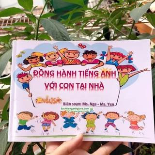 Sách - Đồng hành tiếng anh với con tại nhà