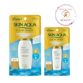 Sữa Chống Nắng Sunplay Nắp Vàng Skin Aqua Clear White SPF 50+, 25gr & 55gr