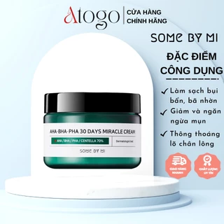 Kem Dưỡng Giảm Mụn Some By Mi AHABHAPHA 30 Days Miracle Cream 50ml