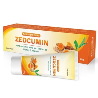 Kem nghệ Nano Zedcumin gừa mụn, nhanh liền sẹo 20g