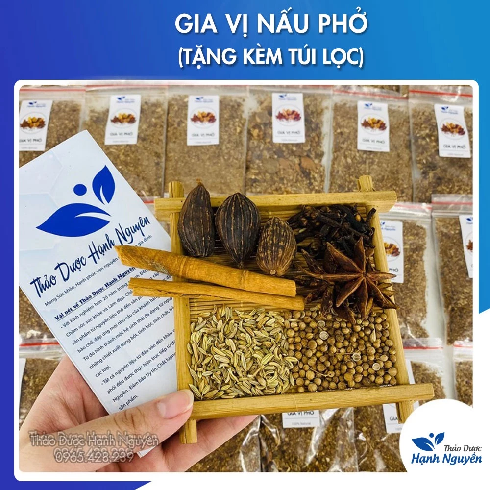 Gia Vị Nấu Phở (Đã Rang Thơm) Tặng Kèm Túi Lọc