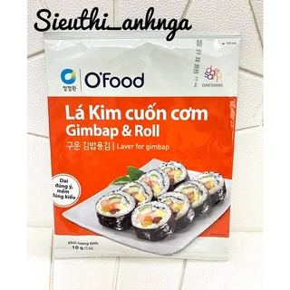 Lá Kim Cuộn Cơm Gimbap & Roll 10g 5 lá ( Ofood )