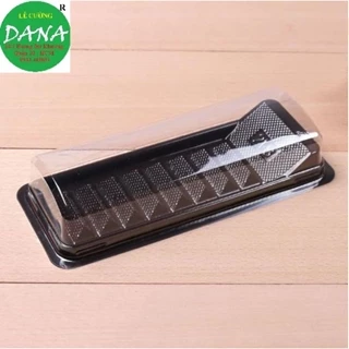 Hộp nhựa đựng bánh cuộn 21-8 set 10 cái (21x9x4cm)