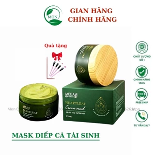 Mặt nạ dưỡng da mặt nạ diếp cá tái sinh Meea Organic dưỡng trắng mờ thâm nám giảm mụn phục hồi da toàn diện 120g