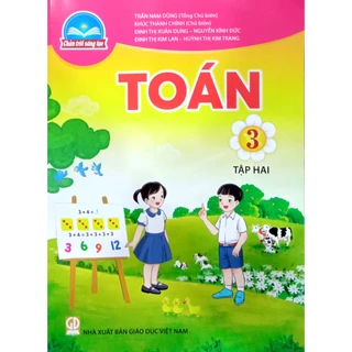 Sách giáo khoa Toán 3 tập 2 - Chân Trời Sáng Tạo - Bán kèm bao sách và bút chì 2B