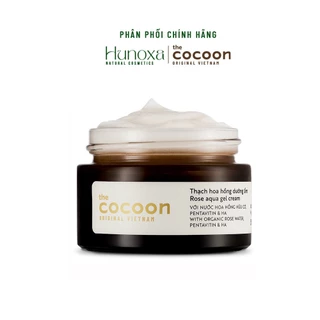 Thạch hoa hồng dưỡng ẩm Cocoon, kem dưỡng ẩm cho làn da mềm mại và rạng ngời 30ML - HUNOXA