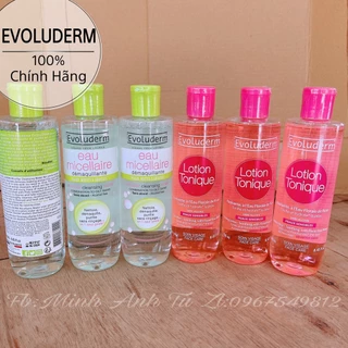 Nước hoa hồng Evoluderm giúp se khít lỗ chân lông dưỡng ẩm làm sạch da dành cho da khô và nhạy cảm 250ml