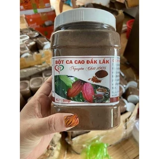 Bột Ca Cao Nguyên Chất ĐakLak hủ 500gr (bột cacao)