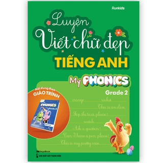 Sách Luyện viết chữ đẹp tiếng Anh My Phonics grade 2