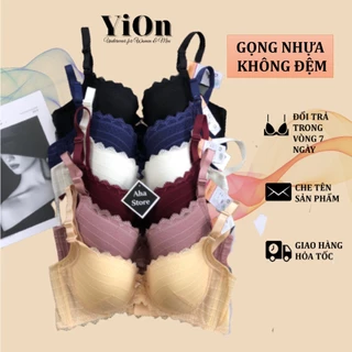 Áo Ngực Ren Nữ Mút Mỏng Dưới 0,5 cm Có Gọng Bản Lưng To Che Ngấn Mỡ YiOn Underwear L1125