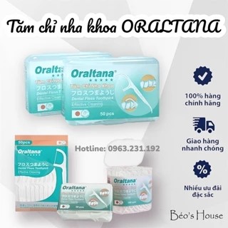 Tăm Chỉ Nha Khoa ORALTANA Vệ Sinh Răng Miệng An Toàn, Tiện Dụng, Không Gây Chảy Máu Chân Răng