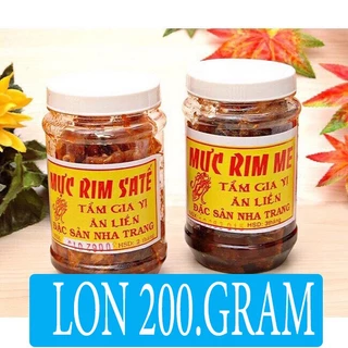 MỰC RIM ME - ĐẶC SẢN NHA TRANG - MỰC SỐT ME LON 200.GRAM