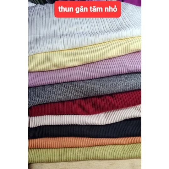 vải thun gân tăm