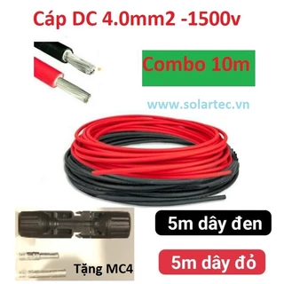 Dây cáp điện năng lượng mặt trời 4mm 1500v