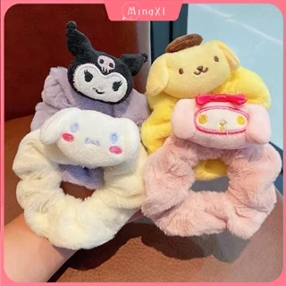 SANRIO Dây Cột Tóc Bằng Vải Bông Thời Trang Hàn Quốc Dễ Thương Cho Nữ