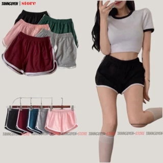 Quần short thun nữ -quần đùi nữ Chất thun cotton co dãn Mền Mại Mịn Màng - tannguyen_store