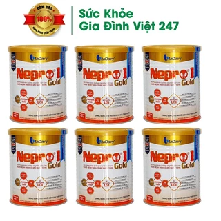 Combo 6 Lon Sữa Nepro 1 gold 400g Dành cho người bệnh thận có URE huyết tăng [Date 2025]