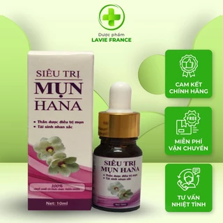 Serum Hana Giảm Mụn, Giảm Thâm, Cấp Ẩm, Tái Tạo Da 10ml - Dược phẩm Lavie France