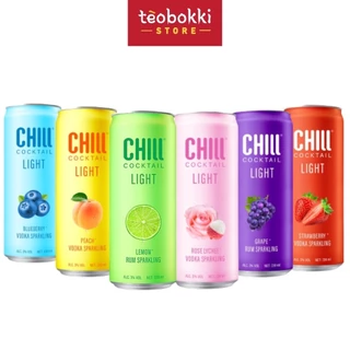 Nước trái cây lên men Chill Cocktail 6 vị lon 330ml