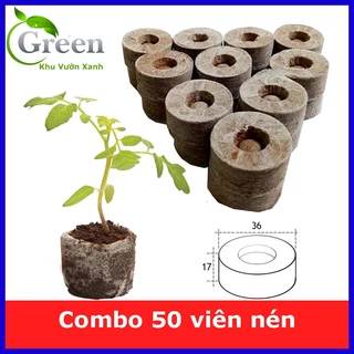 Combo 50 Viên Nén Xơ Dừa Ươm Hạt Giống (361.F1)