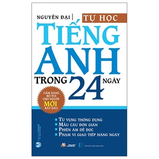 Sách Tự Học Tiếng Anh Trong 24 Ngày (Tái Bản)