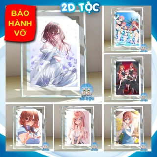 Khung ảnh kính Nakano Miku (3) Anime Manga NHÀ CÓ 5 NÀNG DÂU by 2D Tộc Shop